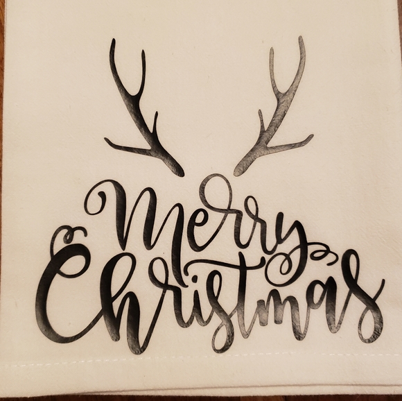 Christmas tea towel - Picture 2 of 4